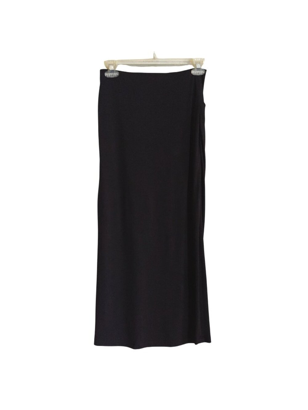 Express Black Faux Wrap Maxi Skirt Contour Sculpt Shapewear Bodycon Goth S - Picture 3 of 8